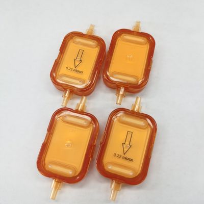 Filtro IV à prova de luz para uso único com PES hidrófilo de 0,2 μm e PTFE hidrofóbico de 0,2 μm Não estéril