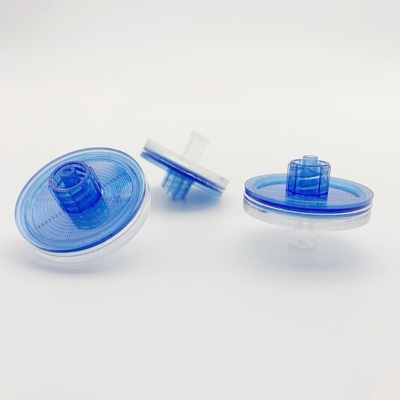 Filtros hidrófilos de 33 mm PES para uso médico ou laboratorial com conectores Luer